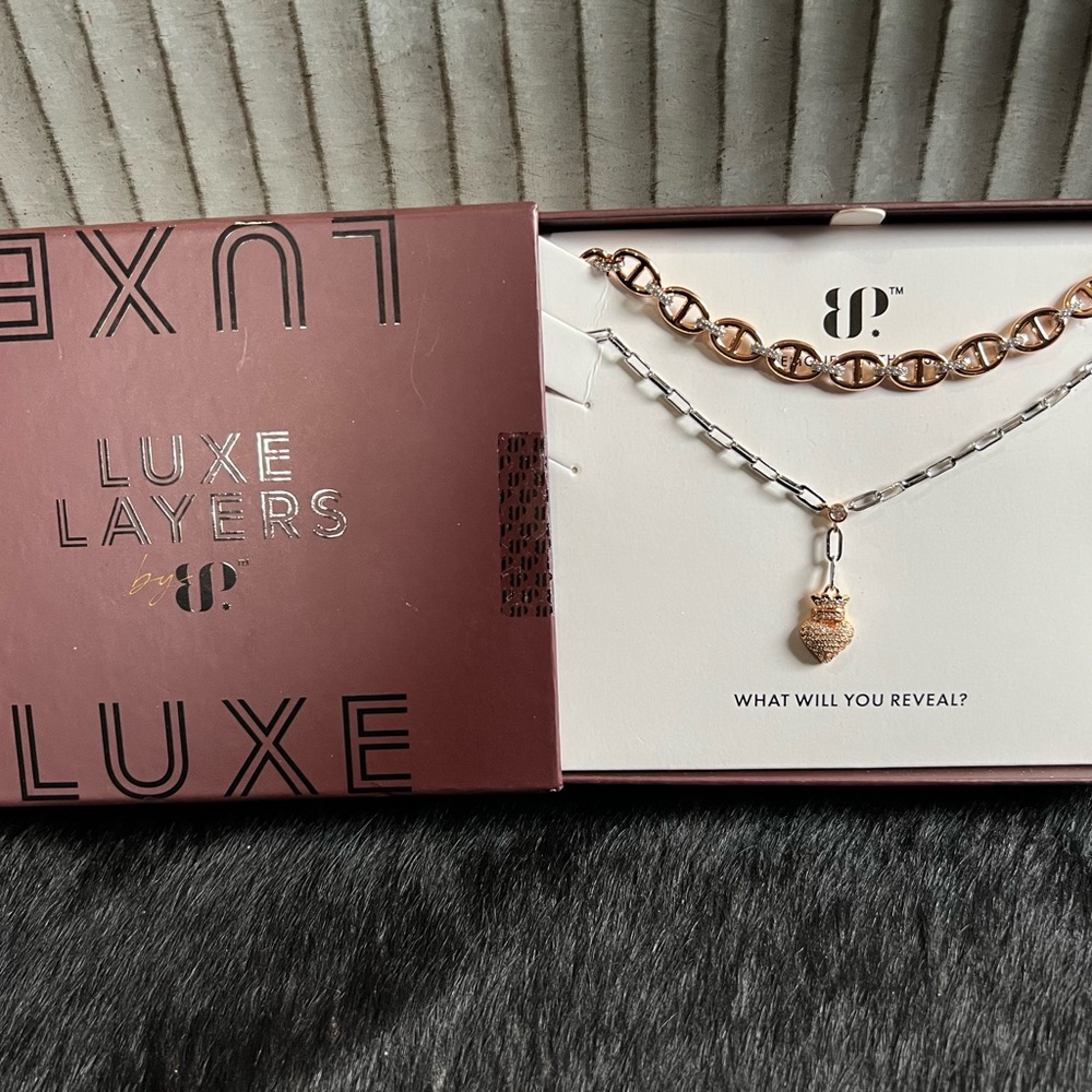 Bomb party luxe layers necklaces